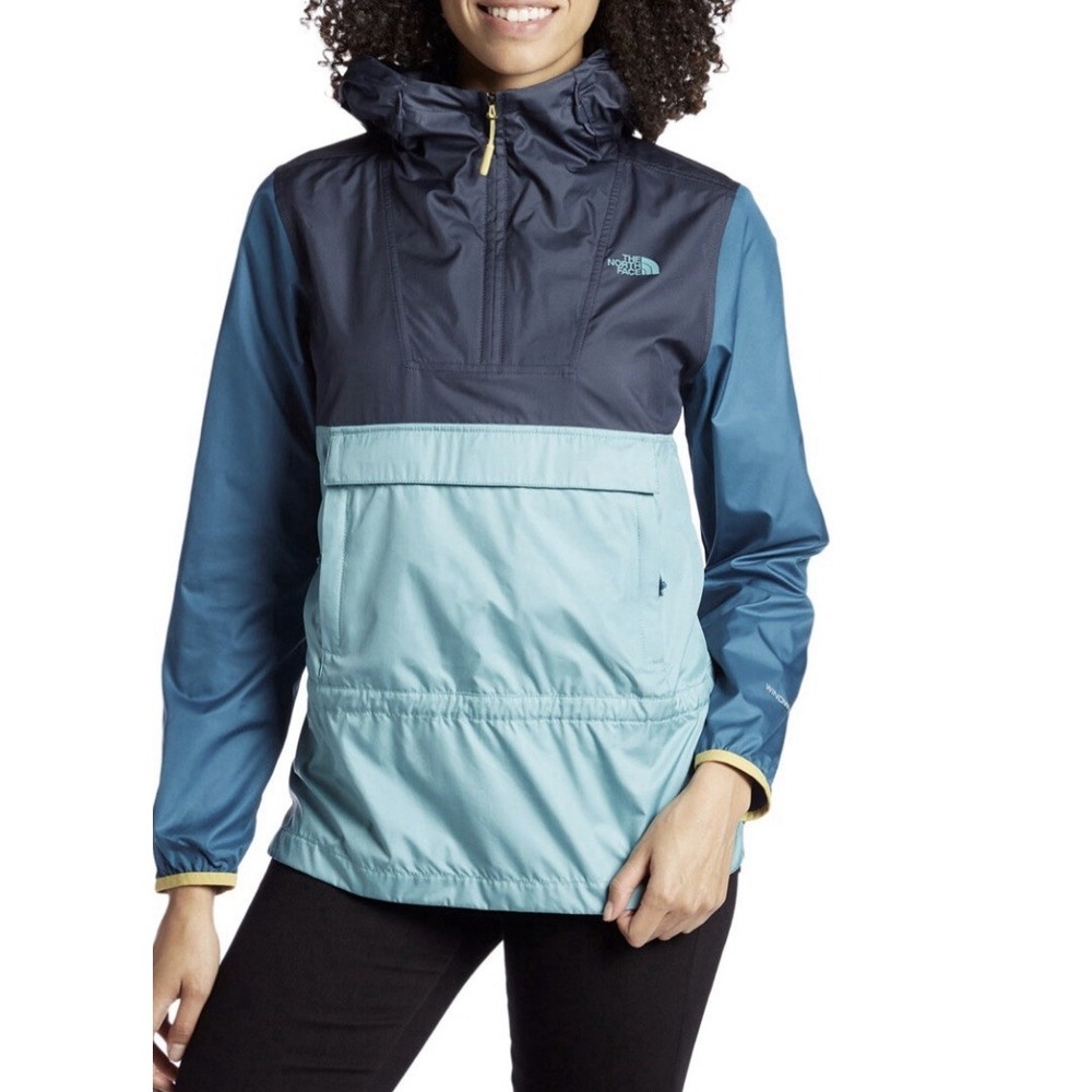 The North Face Fanorak Pullover Packable Windbreaker Hooded Women S Hiking Walk